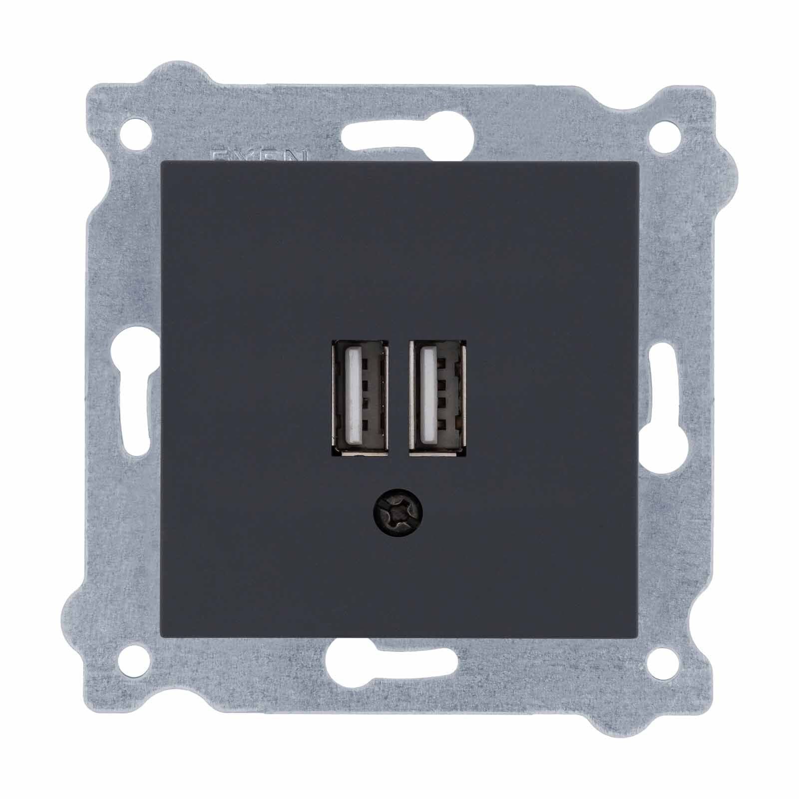 Exen Füme Modül+Kapak  2X Usb Sarj Prizi