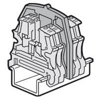 Legrand  Viking3 Nihai plakalar Gri 3katlı klemensler için LEG-037554