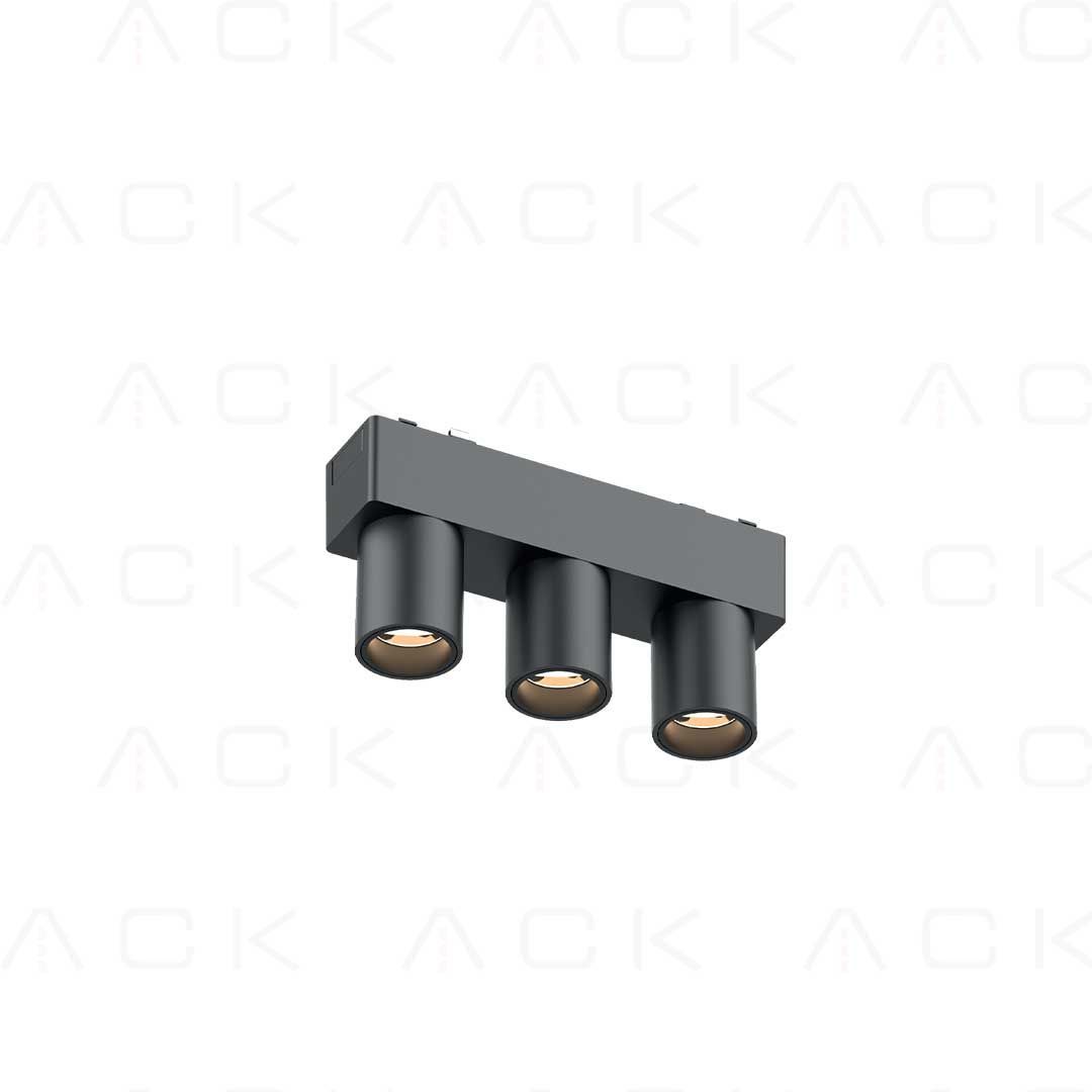 ACK 6W Slım Magnet Üçlü Ray Spot 12,2Cm  3000K Ip20 AD45-05501