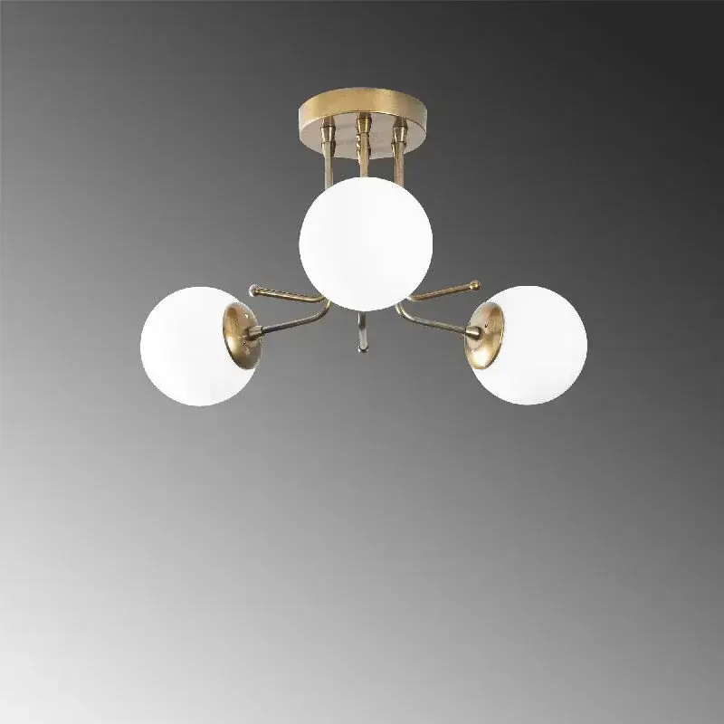 Aydinlatmadunyam Plafonyer GoldWhite Daisy-146-3
