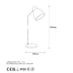 Aydinlatmadunyam Masa Lambasi Gold Murek-11557