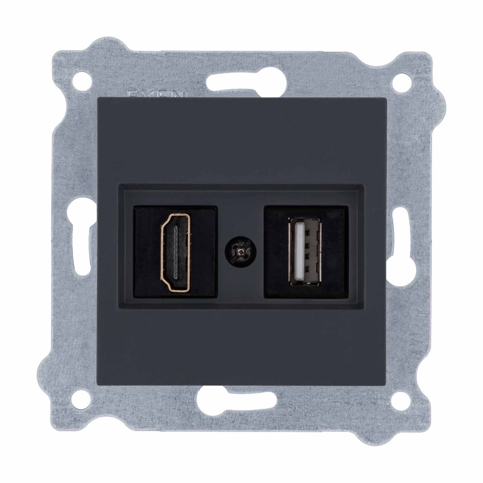 Exen Füme Modül+Kapak  Hdmi+Usb Prizi Jakli (Sarj Edemez)