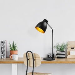 Aydinlatmadunyam Masa Lambasi BlackGold Murek-11558