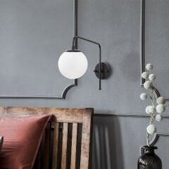 Aydinlatmadunyam Aplik BlackWhite Viran-10935