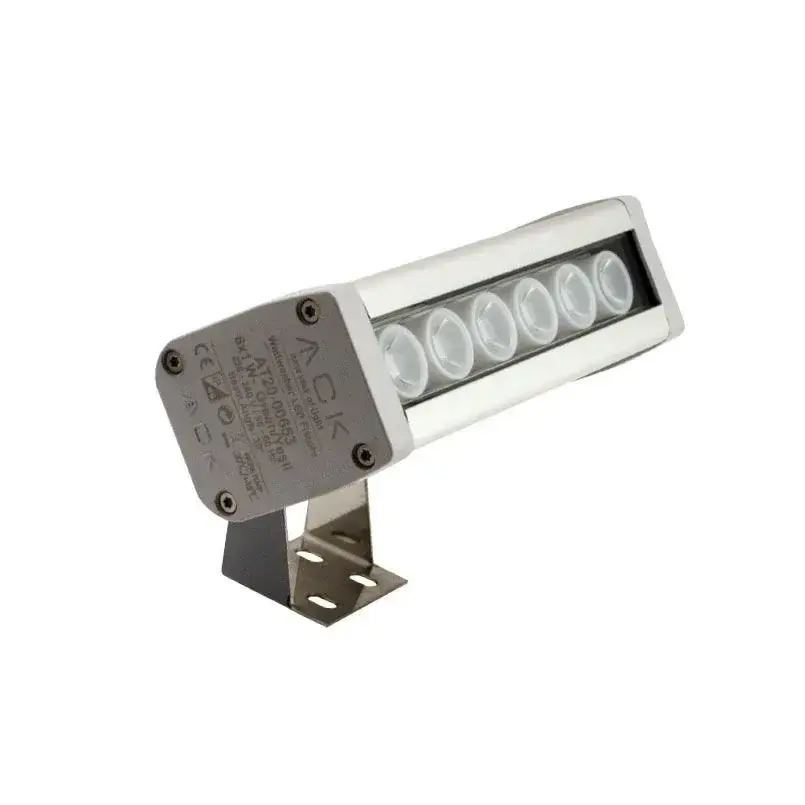 ACK 6X1W Kırmızı Ip65 18Cm Led Wallwasher AT20-00643