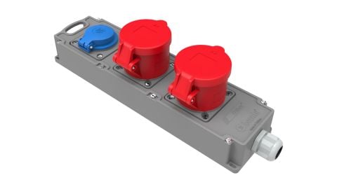 Bemis  5/32A. 380V. 2 Ad. + 1/16A. 220V. 1 Ad. IP44 BG4-1019-1910