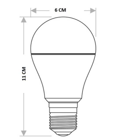 Ct-4278 Cata 12w Dimlenebilir Led Ampul Günışığı Renk