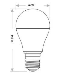 Ct-4278 Cata 12w Dimlenebilir Led Ampul Günışığı Renk