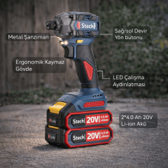 Sx32-2*4.0 Amper Stechend Akülü Torklu Vidalama