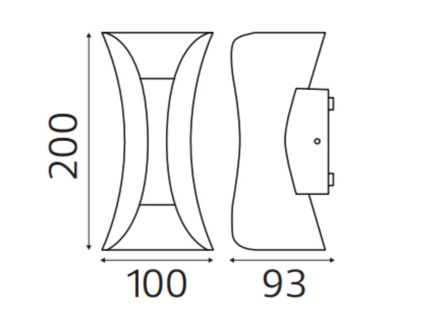 Horoz 076-052-0010 Marvel-10 10W 4000K  Led Bahçe  Armatürü