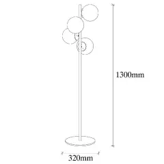 Aydinlatmadunyam Lambader Black Faze-Nt-115-1