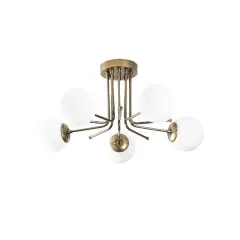 Aydinlatmadunyam Plafonyer GoldWhite Daisy-146-5