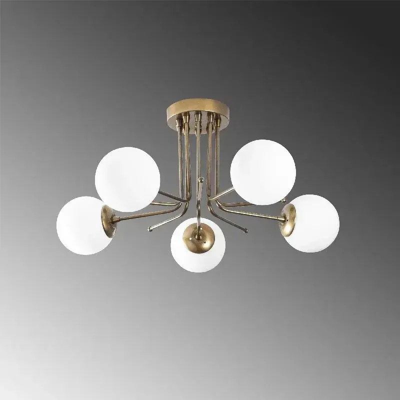 Aydinlatmadunyam Plafonyer GoldWhite Daisy-146-5