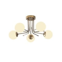 Aydinlatmadunyam Plafonyer GoldWhite Daisy-146-5