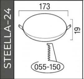 Horoz 24W Led Panel Ayarlanabilir Günışığı 2700K Stella-24 H-016-052-0024-0001