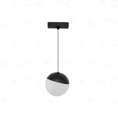 ACK 6W Slım Magnet Ray Armatür Küre Sarkıt  10Cm 3000K Ip20 AD45-08101