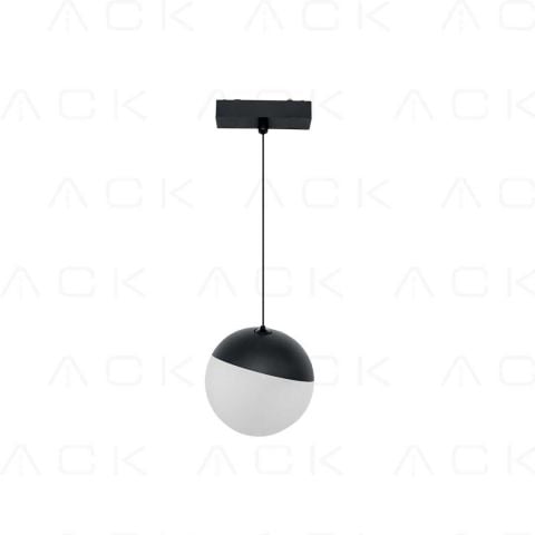 ACK 6W Slım Magnet Ray Armatür Küre Sarkıt  10Cm 3000K Ip20 AD45-08101
