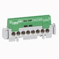 Legrand  Pano tipi izoleli raya montaj toprak klemensi U:75mm kapasite 8x1,5 ila 16mm2 LEG-004832
