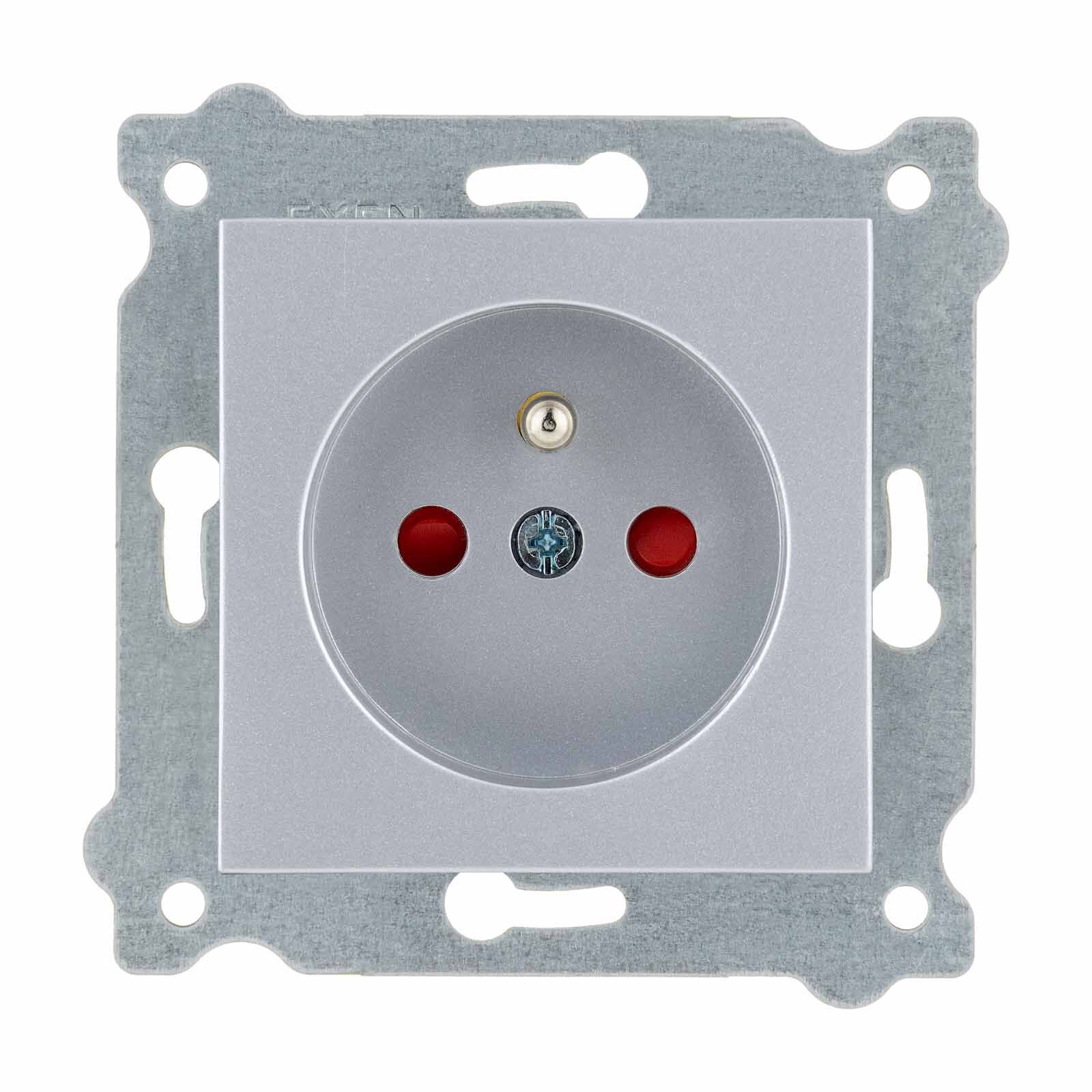 Exen Gümüs Modül+Kapak  Çocuk Korumali Ups Priz