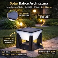 Horoz 078-021-0002 Serenza Bahçe Armatürü 2W IP65