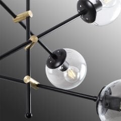Aydinlatmadunyam Avize Black Best-Nt-106