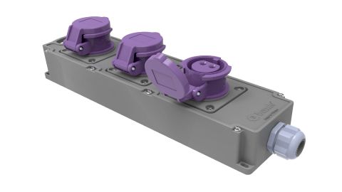 Bemis  3/16A. 24V. 1 Ad. + 2/16A. 24V. 2 Ad. IP44 BG4-101L-1K1K
