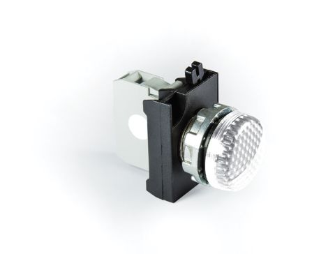 Emas C Somunlu Metal Led'Li Sinyal Beyaz 100-230V Ac - CM0B0XB