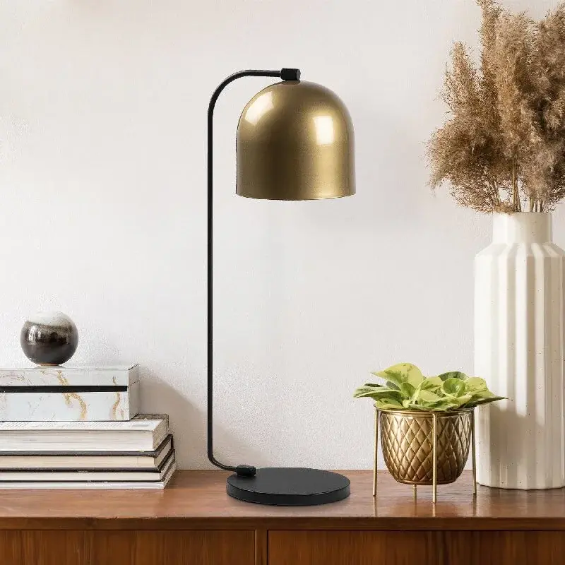 Aydinlatmadunyam Masa Lambasi GoldBlack Epika-12246