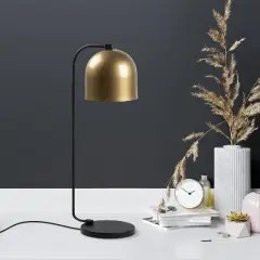 Aydinlatmadunyam Masa Lambasi GoldBlack Epika-12246