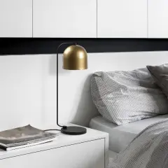 Aydinlatmadunyam Masa Lambasi GoldBlack Epika-12246