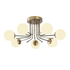 Aydinlatmadunyam Plafonyer GoldWhite Daisy-146-7
