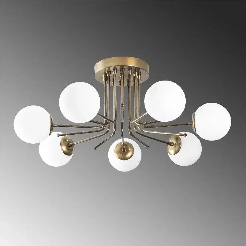 Aydinlatmadunyam Plafonyer GoldWhite Daisy-146-7