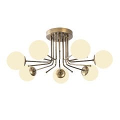 Aydinlatmadunyam Plafonyer GoldWhite Daisy-146-7