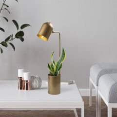 Aydinlatmadunyam Masa Lambasi Gold Pot-11490