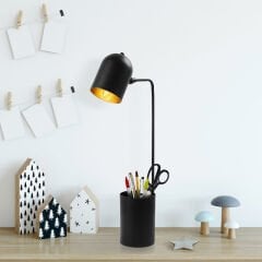 Aydinlatmadunyam Masa Lambasi BlackGold Pot-11491