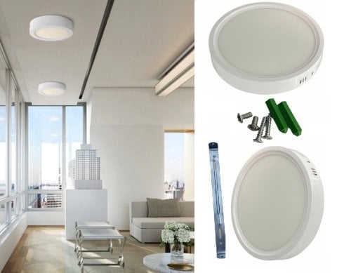 Cata 18w Sıva Üstü Yuvarlak Led Panel CT-5233 Günışığı