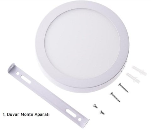 Cata 18w Sıva Üstü Yuvarlak Led Panel CT-5233 Günışığı
