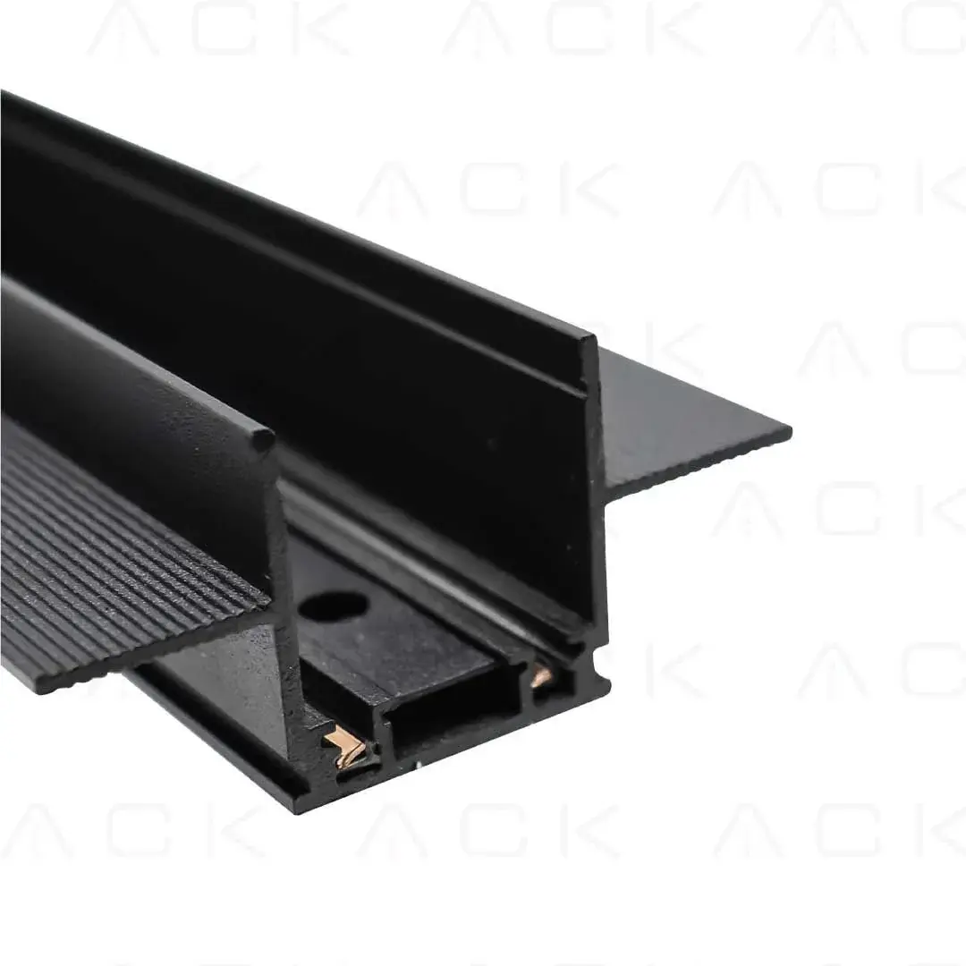 ACK Slım Magnet Ray Sıvaaltı Siyah 1 Mt AD45-90001