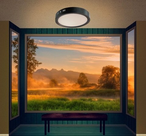 Cata Sıva Üstü Led Panel Yuvarlak 18w CT-5235S Günışığı