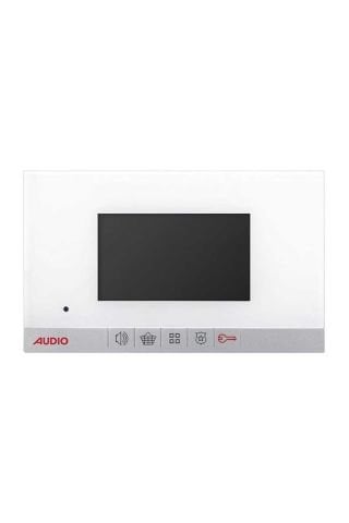 Audio 001180MBP 4.3 inç 80 Daire Mekanik Buton Panelli Görüntülü Diafon Paketi