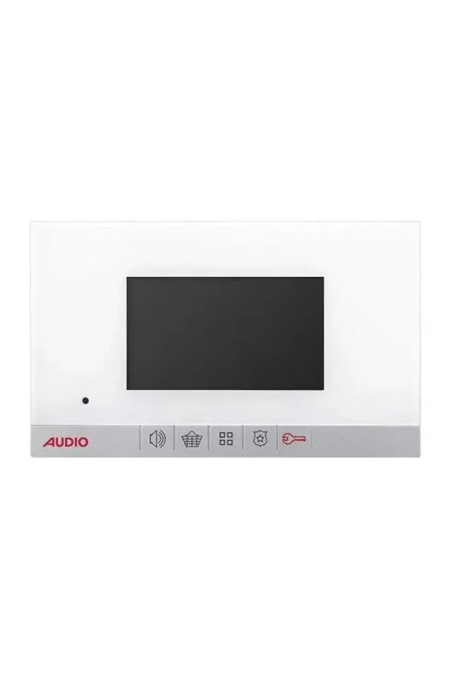 Audio 001180MBP 4.3 inç 80 Daire Mekanik Buton Panelli Görüntülü Diafon Paketi