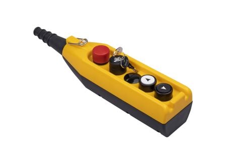 Emas Pv  Vinç 5’Li Tek Hız Acil Stop 30 Mm Anahtarlı - PV5E30B2AC20