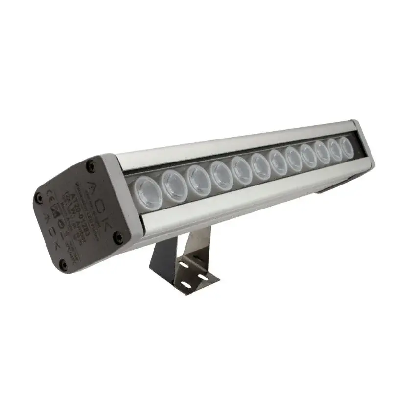ACK 12X1W Amber Ip65 36Cm Led Wallwasher AT20-01283
