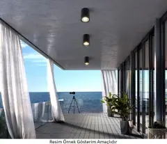 Cata Efes Sıva Üstü Armatürü Günışığı Renk Ledli CT-5422