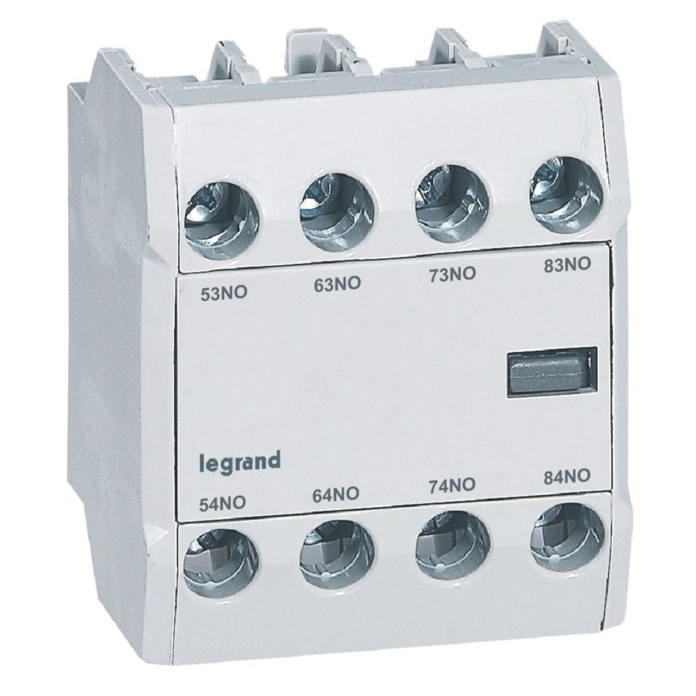 Legrand  CTX³ kontaktörlere eklenebilir öne montaj yardımcı kontak 4NA LEG-416853