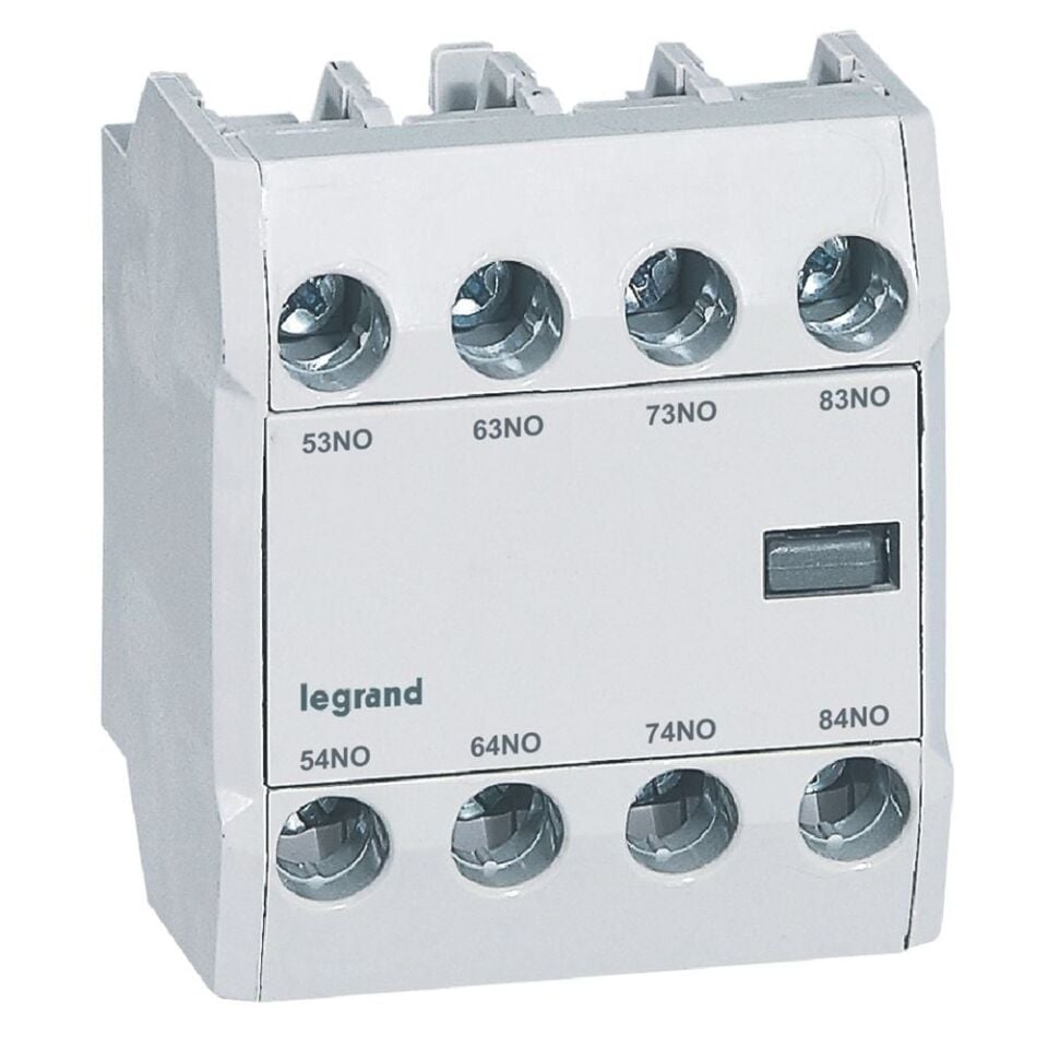 Legrand  CTX³ kontaktörlere eklenebilir öne montaj yardımcı kontak 4NA LEG-416853