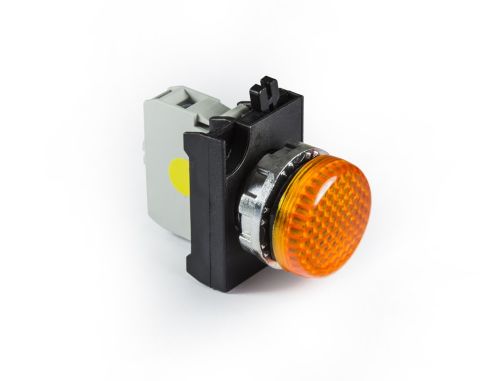 Emas C Somunlu Metal Led'Li Sinyal Sarı 100-230V Ac - CM0S0XS