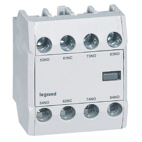 Legrand  CTX³ kontaktörlere eklenebilir öne montaj yardımcı kontak 3NA+1NK LEG-416854
