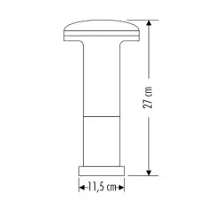 Cata Napoli 32,5 Cm Abs Bahçe Armatürü CT-7016