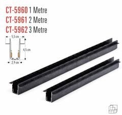 CATA CT-5964 Alabama Yayli Magnetic Ray 2 Metre Siyah